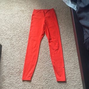 Red Nike leggings